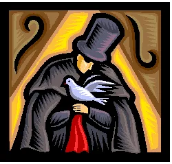 Illustration Tophat Dove