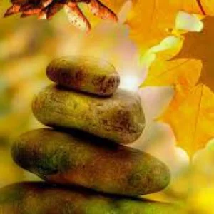 Photo Closeup Rocks Balance Fall